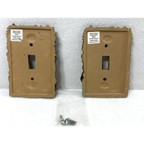 2 Outdoor‎ Canoe Campground Mancave Light Wall Plate Switch Covers - Picture 5 of 5